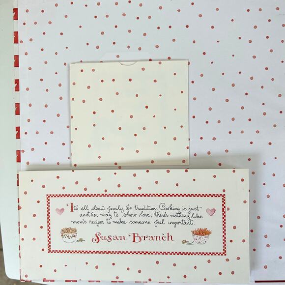 Susan Branch Recipe Binder Home Cooking Window Cover Complete VTG Kitchen - Picture 2 of 12